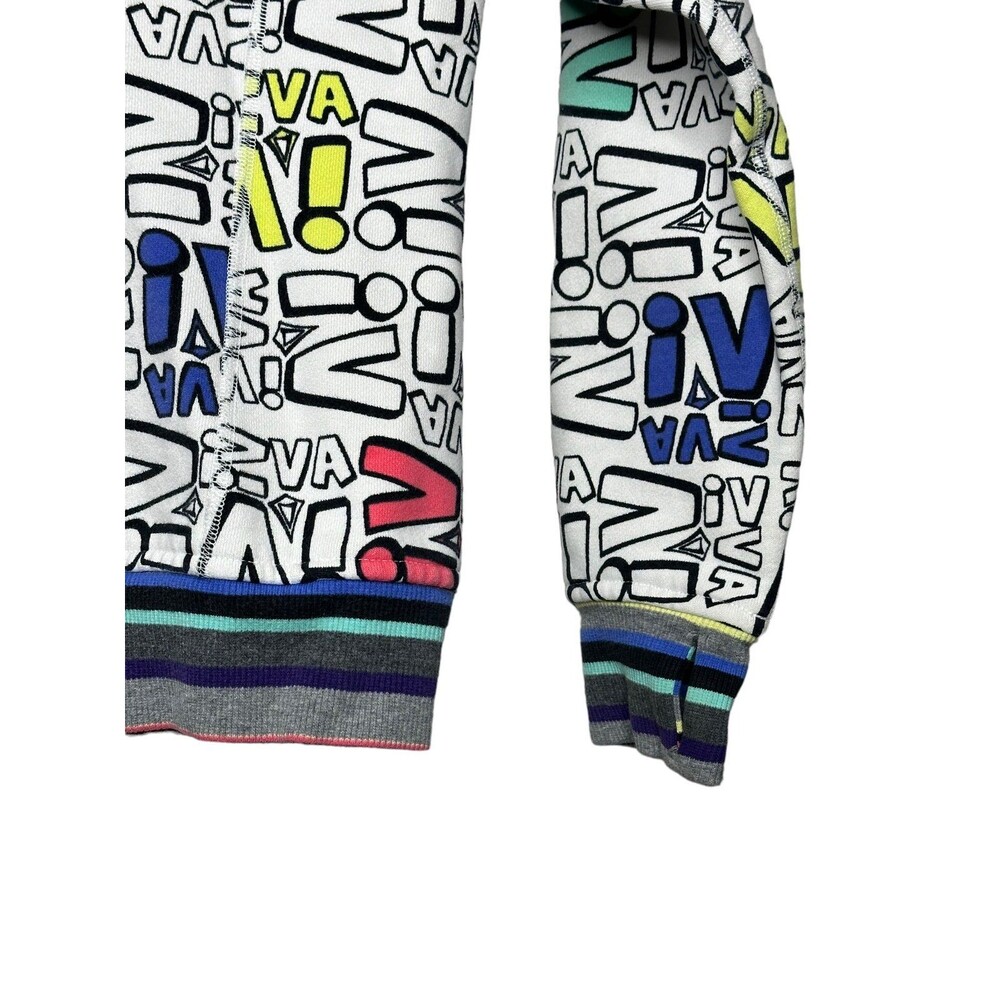 Ivivva by Lululemon Neon Graffiti Hoodie Size 10 - Picture 9 of 10